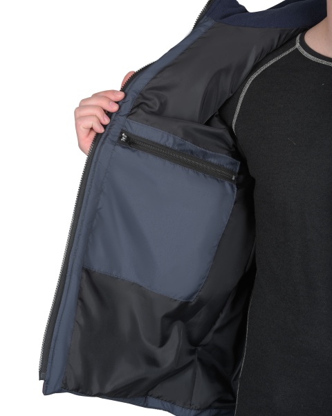 Жилет "СИРИУС-Урбан" сине-серый с бордовым р.  96-100 (ЧЗ)