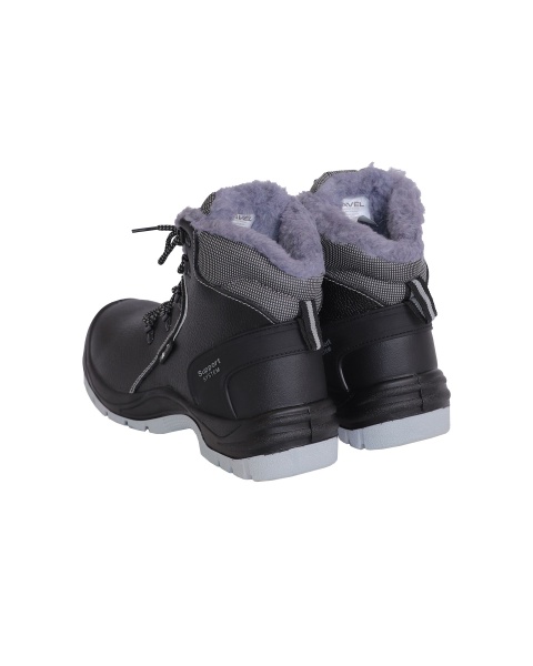 Ботинки "SAVEL-Protection-nord/ю", кожа, ПКП, нат. мех, ПУ-ТПУ р.41