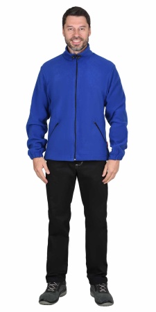 Куртка флисовая васильковая р. 112-116/170-176