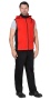 Жилет "Техно" (флис дублированный) красный с черным р.120-124 (ЧЗ)