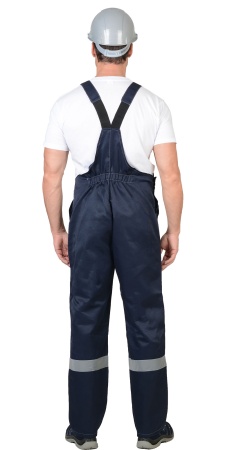 Костюм "СИРИУС-ЛЕГИОНЕР" куртка, полукомбинезон синий с серым и СОП 50мм р.  96-100/170-176