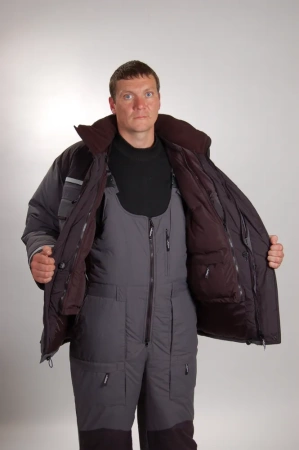 Костюм "Эверест" Нейлон Серый р.52-54
