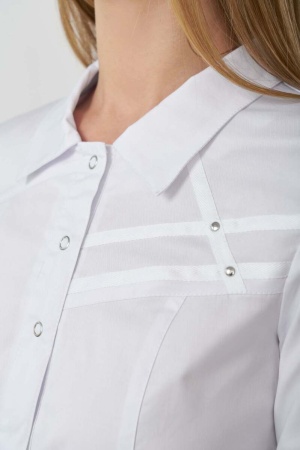 14-14114 3/4 У Халат женский Твил стрейч (164, 100, 108, /0, /тесьма)