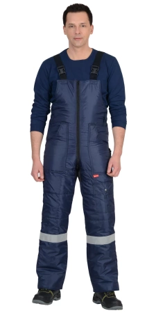 Костюм "СИРИУС-БЕРКУТ" : куртка дл., п/комб. синий с чёрным и СОП 50 мм р.112-116/170-176