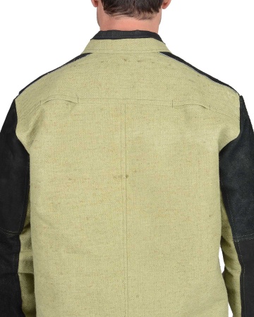 Костюм сварщика: куртка, брюки брезентовый со спилком (2,7 кв.м) тип Б р.  88-92/170-176 (ЧЗ)