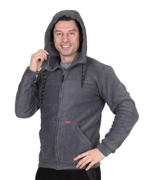 Куртка флисовая "СИРИУС-Меркурий"  цв. серый р. 112-116/170-176 (ЧЗ)