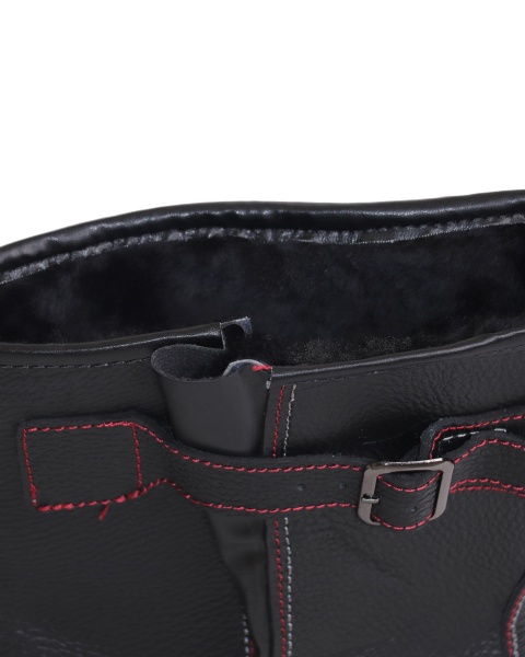 Сапоги "Сириус", кожа, ПКП, нат. мех, ПУ-Нитрил р. 43