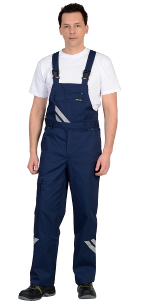 Полукомбинезон "СИРИУС-ФОТОН" мужской, темно-синий р. 104-108/170-176