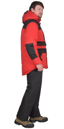 Куртка зимняя 5501 красная с черным р.104-108/170-176 (ЧЗ)