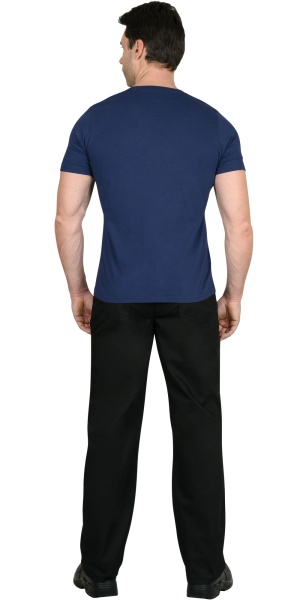 Футболка темно-синяя 160г/м2 р. XXL