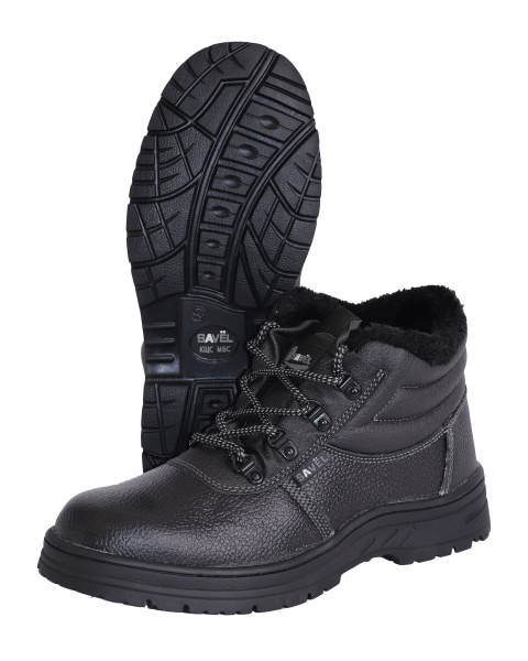 Ботинки "Сириус-Титан", кожа, МП, иск. мех, Нитрил р. 40