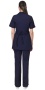 Костюм "СИРИУС-ЛИРА" женский: блуза, брюки темно-синий р.104-108/170-176