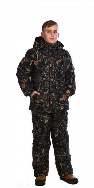 Костюм детский зимний "Морозко" лес (140)