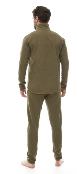 Комплект термобелья Савва Морозов C1MT0202, Флис R-S, ГЛАДЬ (Артикул C1MT0202-430000, Размер 48-50/170-176, Хаки)