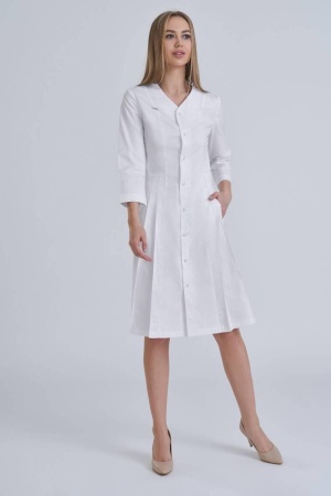 3-3158 3/4 Халат женский Твил стрейч (164, 92, 100, /0)