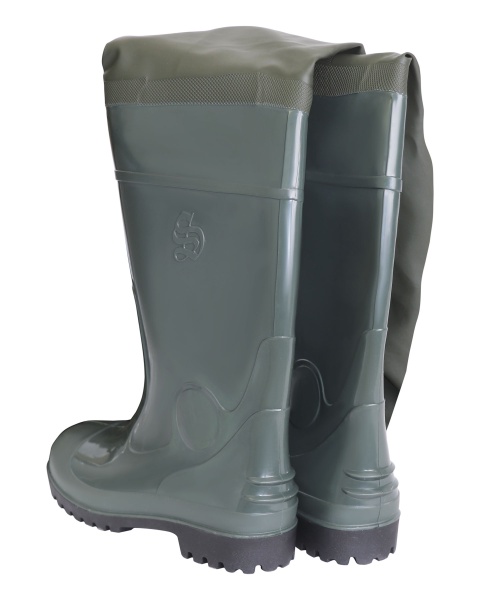 Полукомбинезон ПВХ рыбацкий с сапогами р. 43