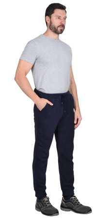 Брюки флисовые "СИРИУС-Комфорт" темно-синие р.  96-100/170-176