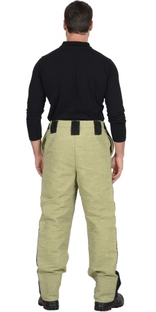 Костюм сварщика: куртка, брюки брезентовый со спилком (2,7 кв.м) тип Б р.  88-92/170-176 (ЧЗ)