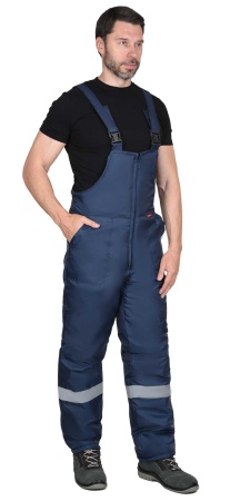 Костюм "СИРИУС-Рост-Норд" куртка, п/к, т-синий с васильковым. Тк.Оксфорд р. 112-116/182-188