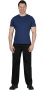 Футболка темно-синяя 160г/м2 р. XXL