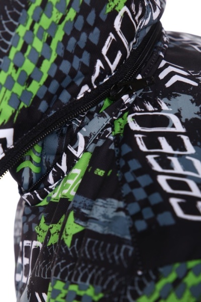 Костюм детский зимний "Форсаж" зеленый (116)