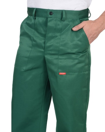 Брюки "СИРИУС-ПРОФЕССИОНАЛ" зеленые р. 104-108/170-176