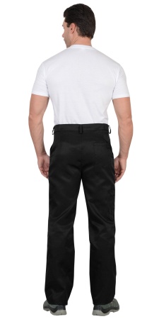 Брюки "СИРИУС-ПРОФЕССИОНАЛ" черные р.   88-92/170-176