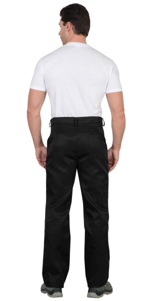 Брюки "СИРИУС-ПРОФЕССИОНАЛ" черные р.   88-92/170-176