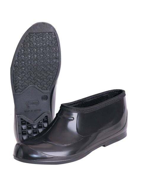 Галоши садовые черные утепленные  р. 35