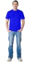 Футболка васильковая 160г/м2 р. XL