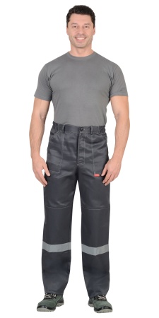 Костюм "СИРИУС-ЛЕГИОНЕР": лето  куртка, брюки т.серый с красным и СОП 50 мм. р. 104-108/182-188