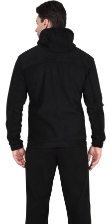 Куртка флисовая "СИРИУС-Меркурий" черная р.  96-100/170-176 (ЧЗ)