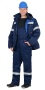 Костюм "СИРИУС-ТИТАН" зимний: куртка дл., п/комб. т.синий с васильковым и СОП-50мм. р. 112-116/170-1