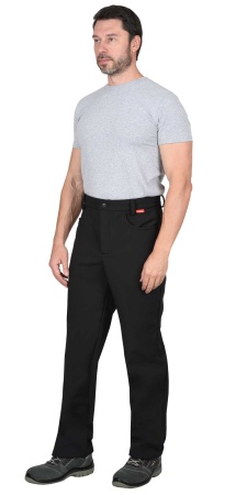 Брюки "СИРИУС-Азов" софтшелл черные  р.  88-92/170-176