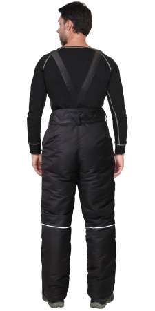 Брюки "Алекс" зимние, черные р.   88-92/170-176