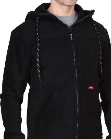 Куртка флисовая "СИРИУС-Меркурий" черная р.  96-100/170-176 (ЧЗ)