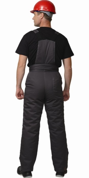 Костюм "СИРИУС-Фаворит" зимний: куртка дл., брюки тёмно-серый с серым р. 96-100/170-176