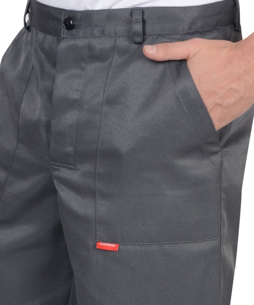 Брюки "СИРИУС-Профессионал" тёмно-серые р.  88-92/170-176