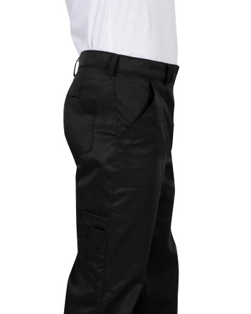 Брюки "СИРИУС-ПРОФЕССИОНАЛ" черные р.   88-92/170-176