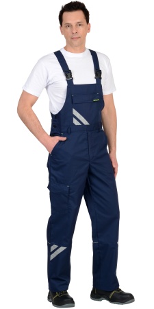 Полукомбинезон "СИРИУС-ФОТОН" мужской, темно-синий р. 104-108/170-176