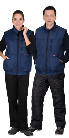 Жилет "СИРИУС-Европа" темно-синий р. 112-116 (ЧЗ)