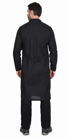 Халат х/б бязь, мужской тёмный р.104-108/170-176