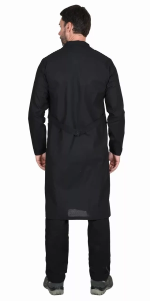 Халат х/б бязь, мужской тёмный р.104-108/170-176