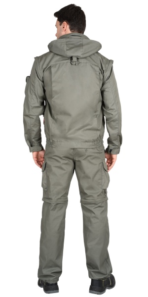 Костюм "СИРИУС-Тигр" куртка, брюки (тк. смесовая)  оливковый р.   88-92/182-188