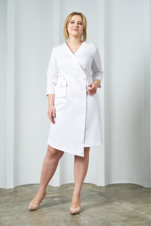 E740 3/4 Халат женский Экстра (164, 88, 96, /Белый)