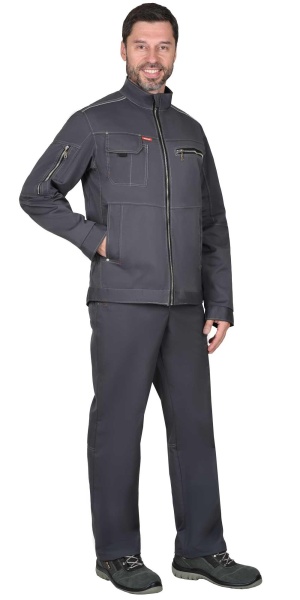 Куртка "СИРИУС-ДАЛЛАС"   серая  р.   96-100/170-176 (ЧЗ)