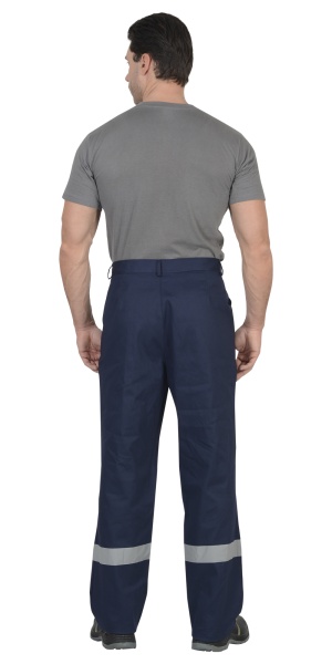 Костюм "СИРИУС-Производственник" :  куртка, брюки синий с васильковым с СОП р. 112-116/170-176