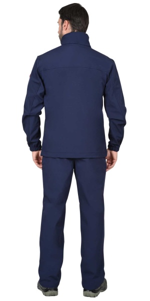 Куртка "СИРИУС-Азов" софтшелл синяя  р.104-108/170-176 (ЧЗ)