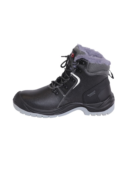 Ботинки "SAVEL-Protection-nord/ю", кожа, ПКП, нат. мех, ПУ-ТПУ р.41