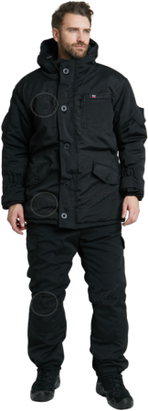 Костюм ГОРКА-5 Савва Морозов C1MG0513, Рипстоп, зима (Артикул C1MG0513-190000, Размер 52-54/170-176, Черный)